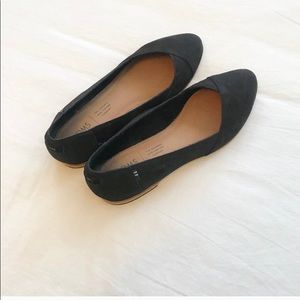 TOMS Black Flats Jutti Suede (7)